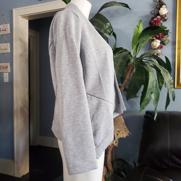 Carolina Belle Montreal Asymmetrical Open Front Cardigan Jacket Size M - Picture 8 of 10